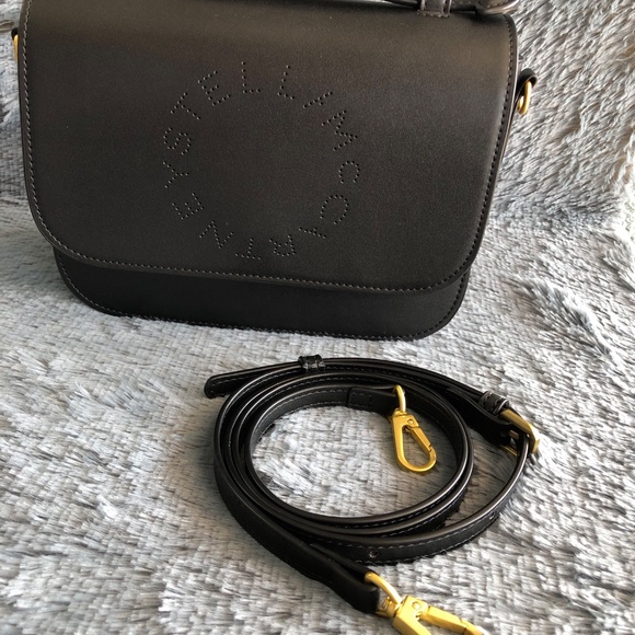 🆕Stella McCartney Logo-perforated Crossbody Bag - Picture 2 of 6